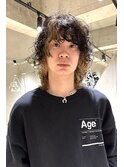 bibito design color × wolf perm ウルフ パーマ ブリーチ