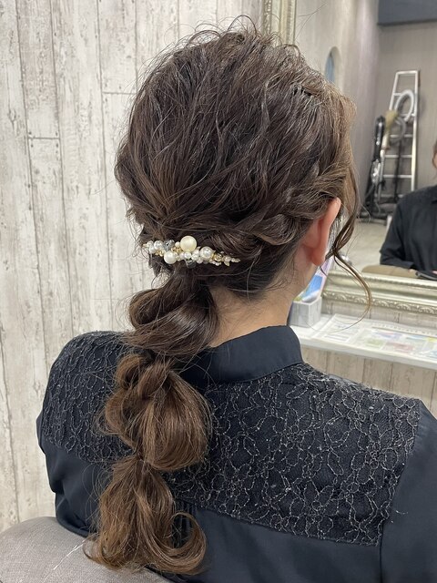 編みおろし◇ヘアセット