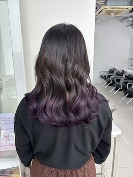 アライブ ハラジュク(ALIVE harajuku) ブリーチインナーバレイヤージュグラデーションカラー夕貴