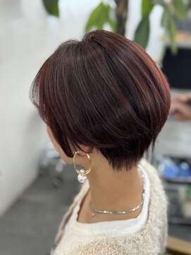 ルヴェルヘアー(Revel hair) ショートボブ×ピンクバイオレット