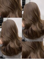 サイン 渋谷(SIGN)&nbsp;ザクザクレイヤーカット巻き方簡単ミディアムロング韓国表参道