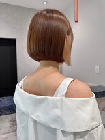 ビームズヘア 藤が丘店(Bee Ms HAIR)&nbsp;ボブ大人ボブベージュカラーツヤボブ名古屋藤が丘まとまるボブ