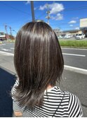 グレーベージュ　ハイライト【TELA HAIR 袖ヶ浦】