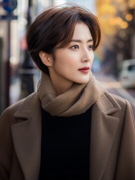 アルトリスト(Altruist Aging×HAIR&SPA) ☆イメチェンピンクベージュアンブレラカラー前髪クールショート