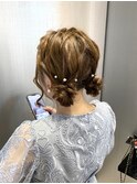大人可愛いツインアレンジ♪