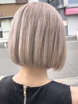 ジェムヘアスタジオ 湘南平塚南口店(Gem Hair Studio)&nbsp;エフェクトブリーチ×ホワイトミルクティー【Gem 神原】
