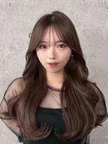 エインアンリー 明治神宮前(AIN.ANLY.)&nbsp;着物メルティカラーくびれロング似合わせカットロングレイヤー