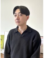 ヘアーアイストゥーレ(HAIR ICI TRE) 爽やかメンズ無造作ツーブロックマッシュナチュラル黒髪