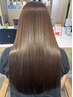 美髪カラーコース（髪質改善Tr）【クイックスパ延長・癒しのひととき♪】 