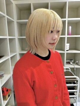 ワークスヘアー(WORKS HAIR) 抜きっぱなしブロンド