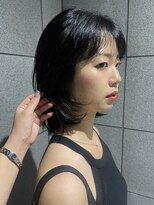顔まわりカット顔まわりレイヤーカットレイヤーボブ