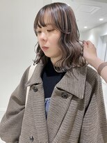 ケンジ 横浜(KENJE)&nbsp;ピンクベージュ×アンブレラカラー