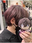 にじさんじ 佐伯イッテツ ショート ケアブリーチ ブラウン