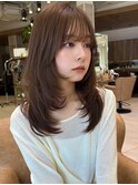 艶感ワンカールナチュラルフェミニンロング20代30代【平島】