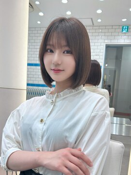 シー バイ ロンド 新宿(Sea by Lond) イメチェン×美髪[外ハネボブ/ボブ/グレージュ]