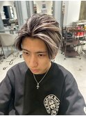 ハイライトカラーミルクティーベージュレイヤーカット