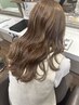 《白髪ぼかし》全体ダブルカラー＋トリートメント（毛先料金別）