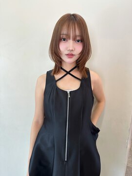 アリスバイアフロート 自由が丘(ALICe by AFLOAT) 大人顔まわりレイヤーハッシュミディアム