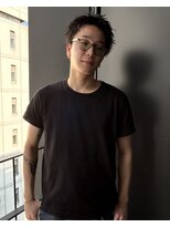 ソーレ(sole) スパイキーショートルーズパーマメンズショートピンパーマ