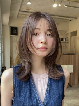 ガーデン 渋谷(GARDEN) 顔周りカット　レイヤー　似合わせカット　シースルーバング