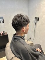スカルプト 横浜店(skalpt) 癖毛を活かすテーパーフェード