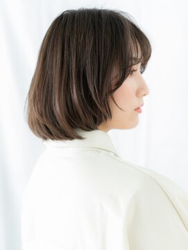 ドクターズサロン LAB 小山店 アースカラーシースルーバングミディアムk小山20代30代40代