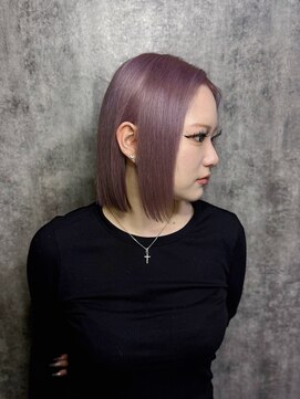 カプセル(capsule) 2ブリーチ以上♪ 淡いラベンダーピンクカラー♪