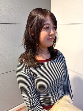 ヘアーアイストゥーレ(HAIR ICI TRE) ブリーチなしカラー グレージュ春カラー担当渡辺聖