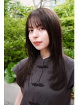 レ セゾン(Les Saisons) ロングレイヤー顔まわりレイヤー韓国風30代40代