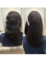 シンシア 銀座(sinsia) エイジングでの細く強い癖に美髮矯正