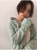 【＃大人可愛い】エッジショートボブ