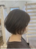 大人かわいいカジュアルショートボブ