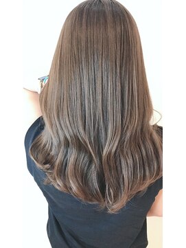 ジーナ 新宿(Zina) セシルカットフリンジウェーブ×大人かわいい前髪ココアブラウン