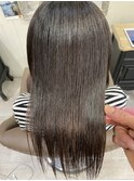 髪質改善艶髪セミディ
