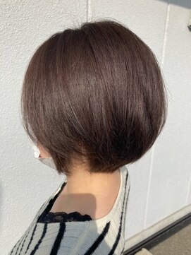 リミックス 飯塚店(Remix) 大人ショート×オリーブカラー◎20代30代40代50代