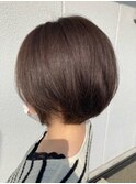 大人ショート×オリーブカラー◎20代30代40代50代