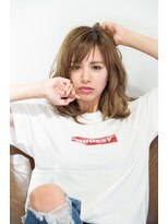 ペスカ 立川店(pesca) 伸ばしかけにオススメ 抜け感ミディアムヘアー×PESCA【立川】