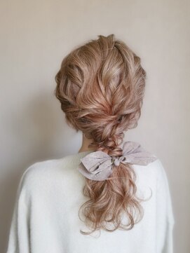 ヘアセットサロン ミント(Hair set salon MINT) 編みおろしローポニー
