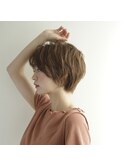ナチュラルショートボブ
