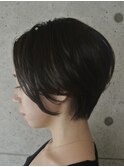 前髪なしショートCOOLレイヤー