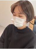 【Article二子玉川】ミルクティブラウンのバングカラー