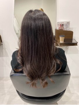 アフロディーテ 銀座(APHRODITE GINZA) くびれヘア/アプリコットオレンジ/ハイライト/縮毛矯正/銀座