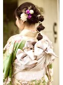 成人式玉ねぎアレンジ
