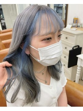 グラスペディア(graspedia) ブルーシルバーフレーミングｍ