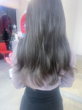 ボックスミコ(Box mico.) 【BOXmico.】20代・30代大人ブリーチのカーキアッシュで艶髪へ