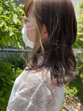 ナゴミ(NAGOMI) アッシュブラウンカラー×インナーグレージュ/20代/30代