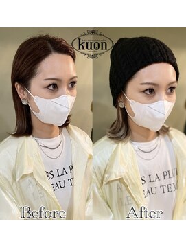 クオン(kuon) ダメージ0のイヤリングカラー【シールエクステ】