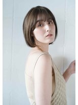 シェル 立川(shell)&nbsp;くびレイヤーエモージュグレージュカラーくびれショート【立川】