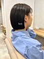 インスヘアー 関大前店(INCE HAIR) スタイリングいらずでオシャレに見える切りっぱなしボブ☆