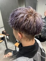 スウェル 柏店(Swell)&nbsp;ハイライト/マッシュパーマ/ウルフ/アッシュブラック/柏/MEN'S